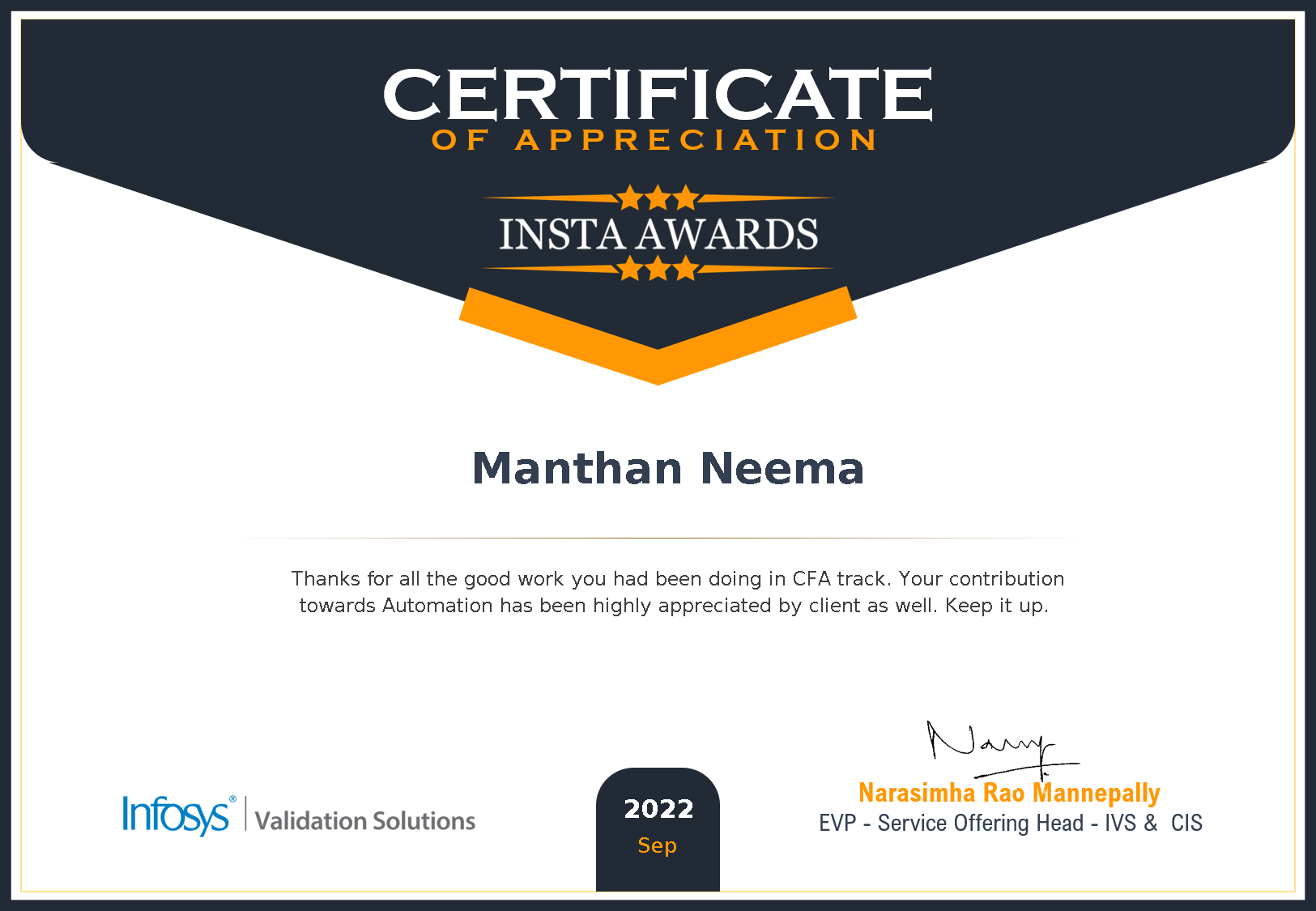 Insta Award Insta Award